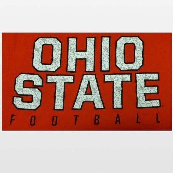 Nike Tee Shirt Womens Small Ohio State Football Red White Top - Picture 6 of 12
